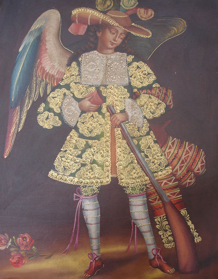 Arcabucero Oil Canvas Figure Painting