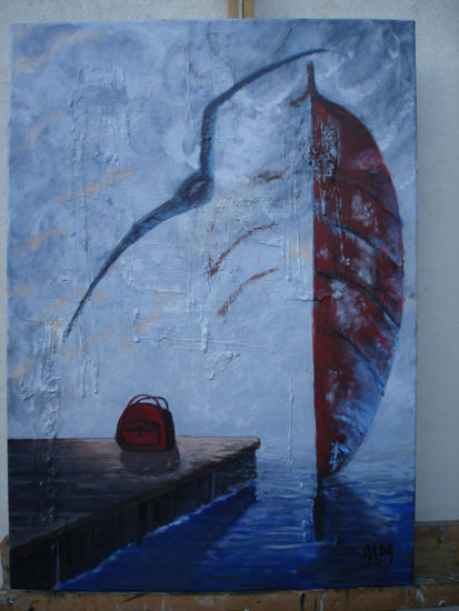 La partida Acrylic Canvas Marine Painting