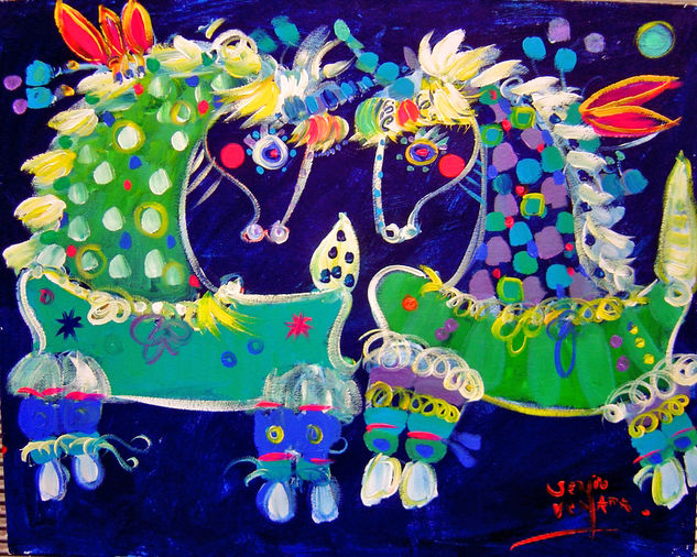 Tu y Yo Acrylic Canvas Animals