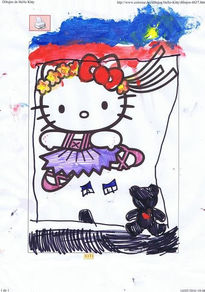 Hello kitty coloreada