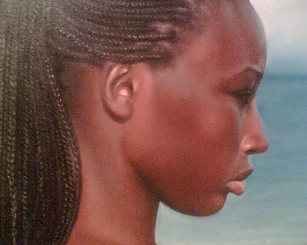 caribeña Oil Canvas Portrait