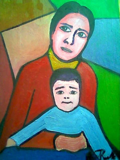 CLAUDIA Y LUCAS Acrylic Panel Portrait