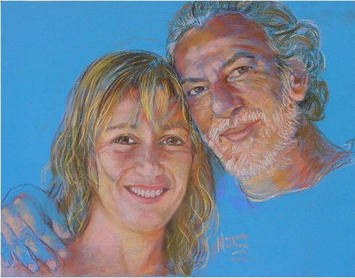 Retrato Pastel Papel