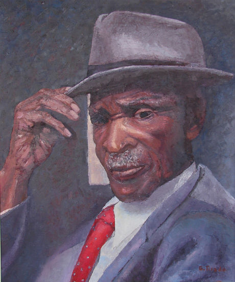 Saint Louis Oil Canvas Portrait