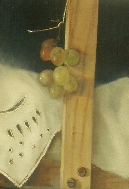 Uvas sobre caballete