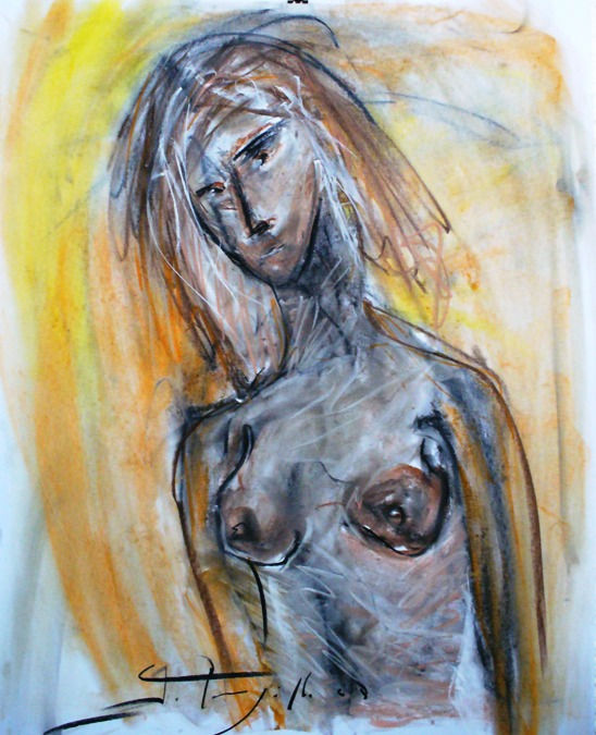 desnudo expresionista