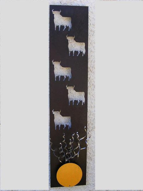 5 toros de Osborne...