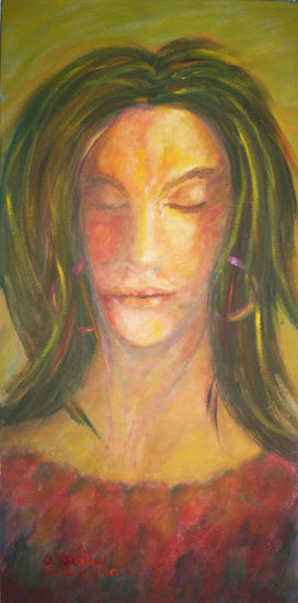 BOLENA Oil Panel Portrait