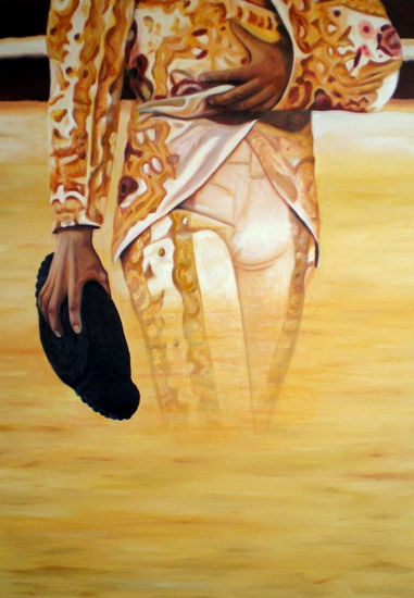 NUEVO EN ESTA PLAZA Oil Canvas Figure Painting