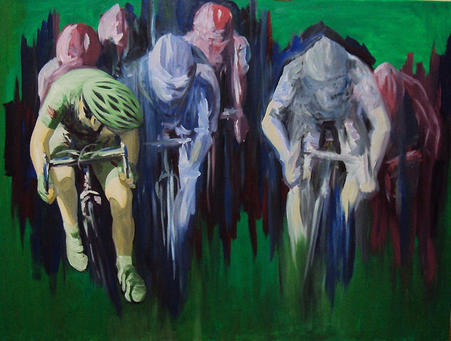 Al acecho Oil Canvas Sports