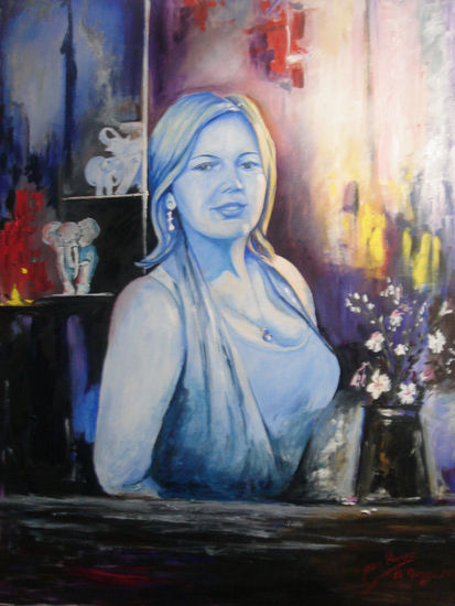 IONELA Oil Canvas Portrait