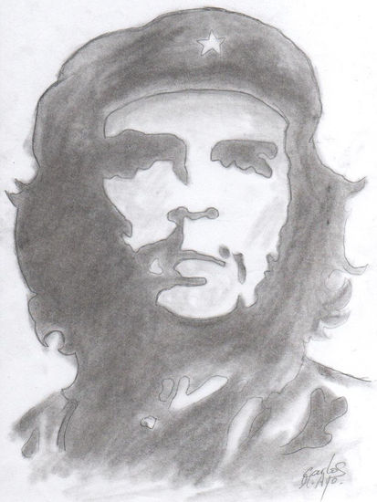 Ché Guevara Charcoal