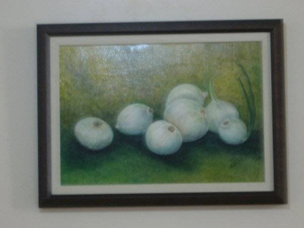 cebollas Oil Canvas Still Life Paintings