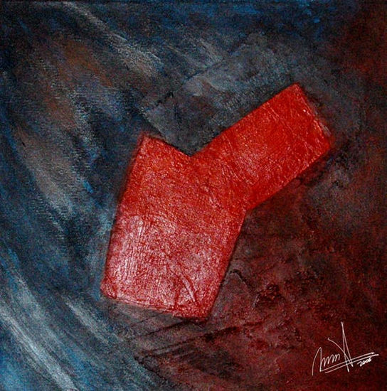 El corazón de un cuadro Acrylic Canvas