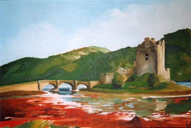 Eilean Donan Castle Oil Canvas Landscaping