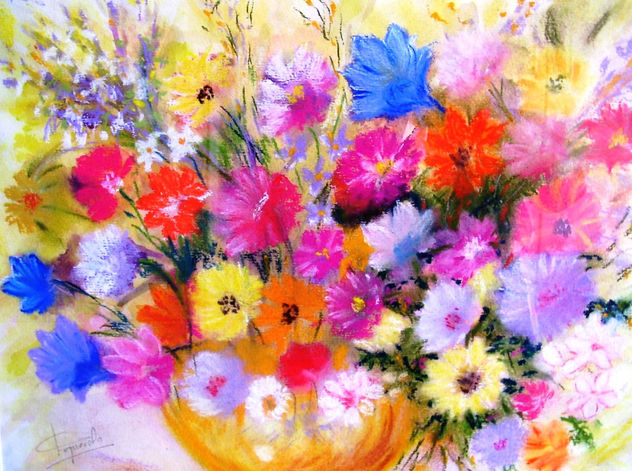 FLORES A PASTEL