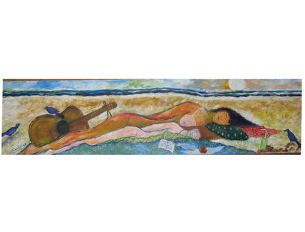 Pareja en la playa