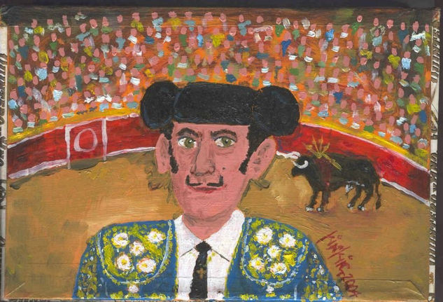 El Torero del Bigotito / (Ponciano Diaz) Óleo Otros Retrato