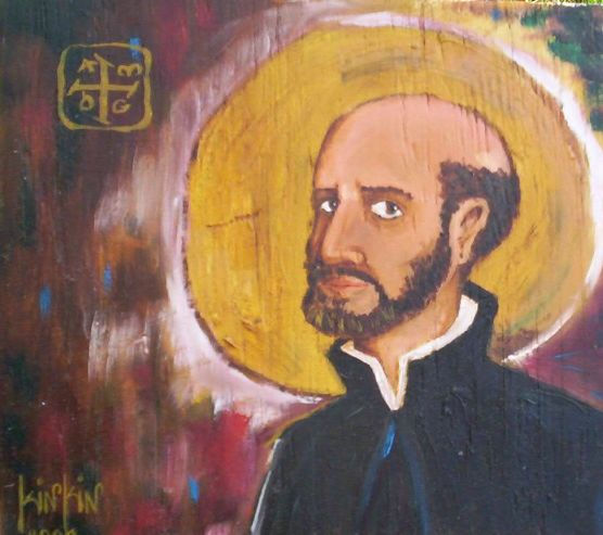 Iganacio de Loyola Óleo