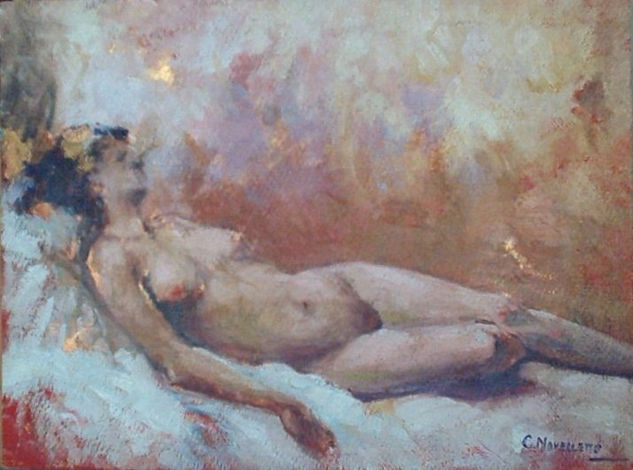 En_sueño Oil Panel Nude Paintings