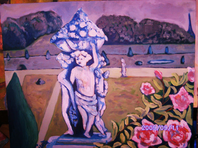 recuerdo de París Oil Canvas Landscaping