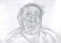 Lord Goodman in His Yellow Pyjamas de Lucian Freud