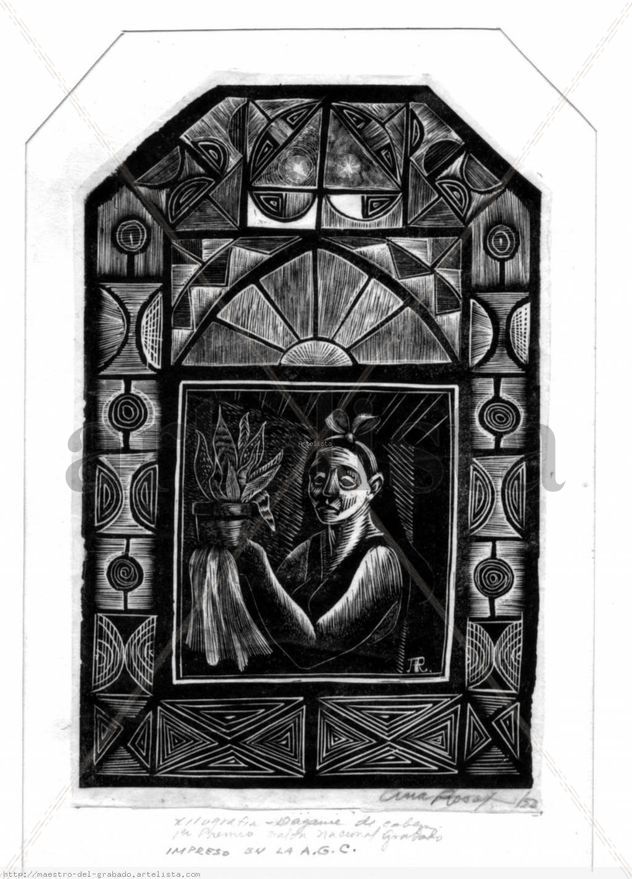 mujer en la ventana