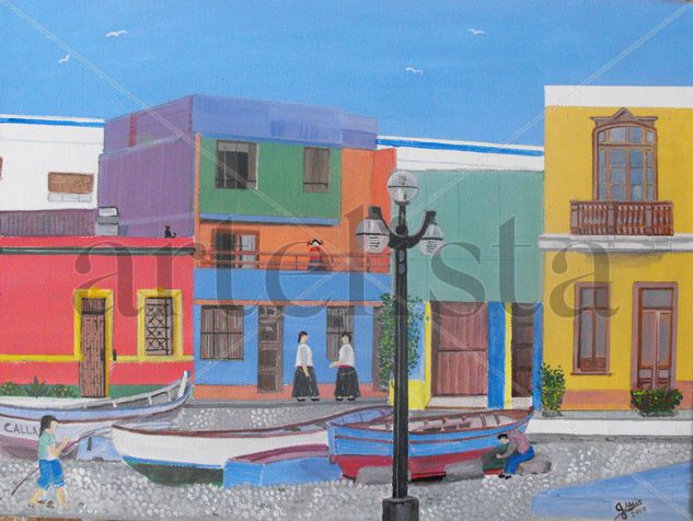 chucuito (Callao) Oil Canvas Landscaping