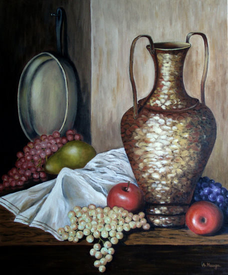 Bodegon 3 Oil Canvas Still Life Paintings