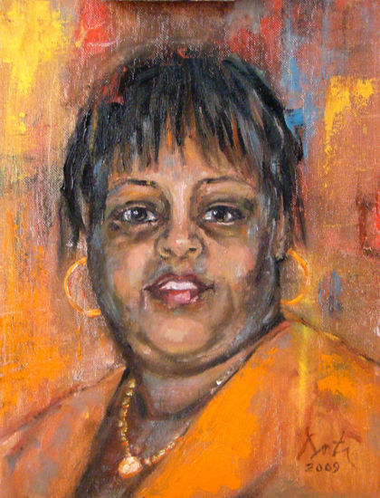 TRICE Oil Canvas Portrait