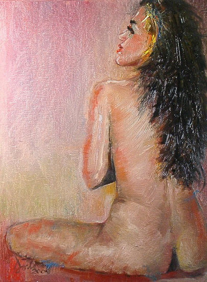 SIN TITULO Oil Canvas Nude Paintings