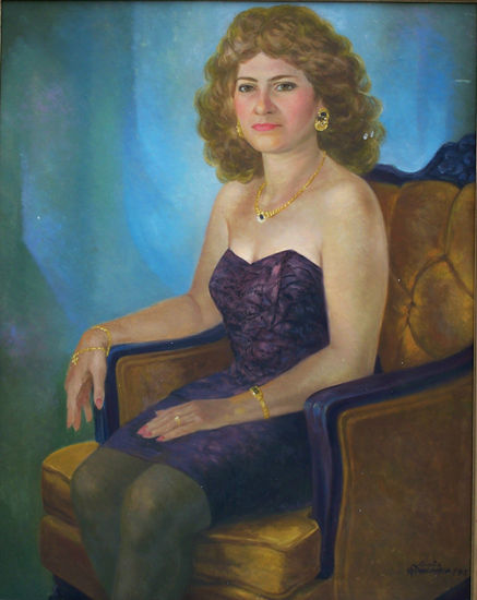 TERESA Óleo Lienzo Retrato