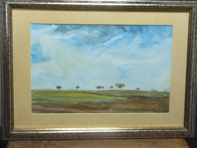 PAISAJE MANCHEGO Watercolour Paper Landscaping