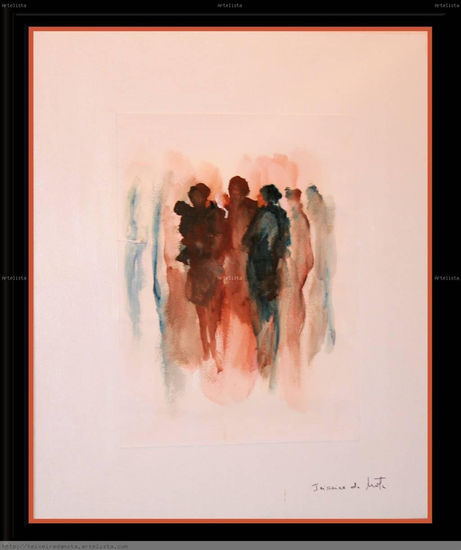 Gente Anónima Oil Canvas Figure Painting