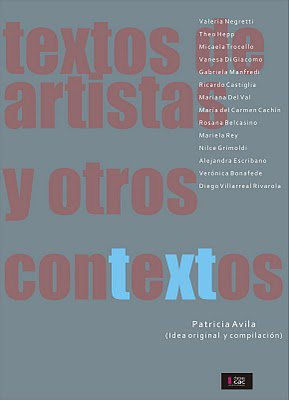 Libro "Textos de artistas y otros contextos" 