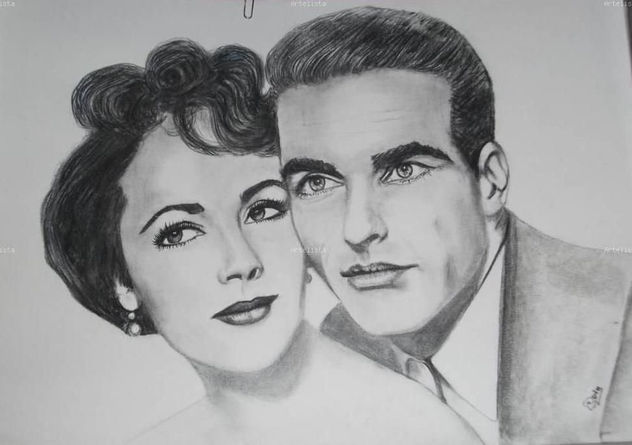 MONTGOMERY CLIFT Y ELIZABETH TAYLOR