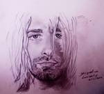 Kurt Cobain Charcoal