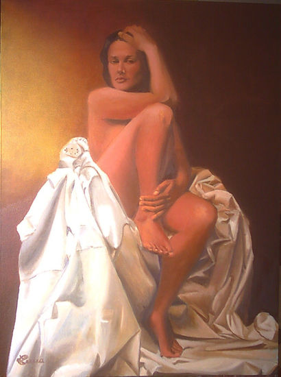 tu que miras Oil Canvas Nude Paintings