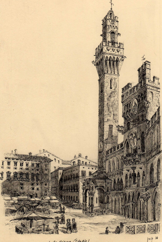 PLAÇA DEL MERCAT DE SIENA