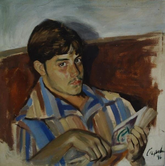 hermano Óleo Lienzo Retrato