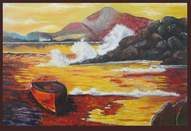 MANZANILLO Oil Canvas Landscaping