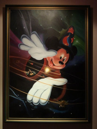 MICKEY STAR Oil Canvas Portrait