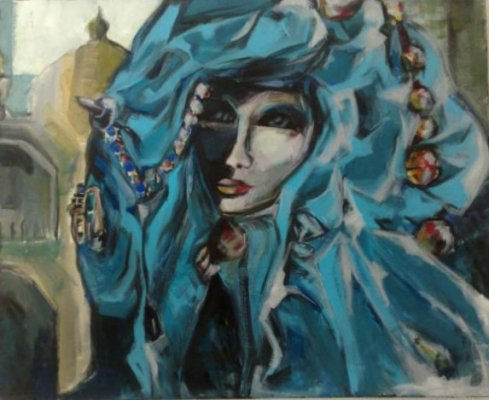 "Carnevale 2" Acrylic Canvas Others