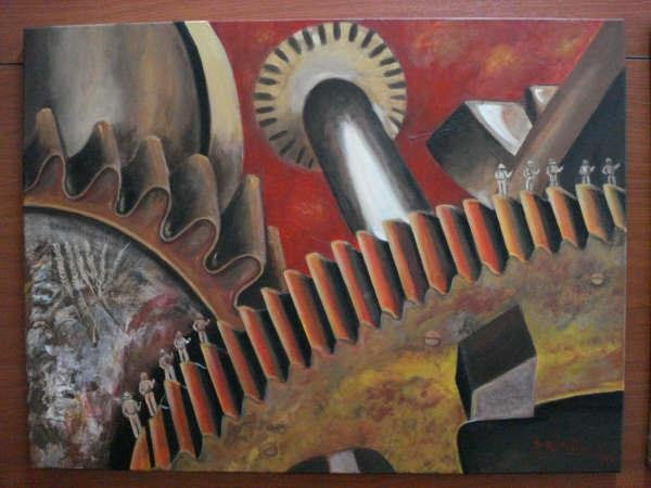 El trabajo Acrylic Canvas Landscaping