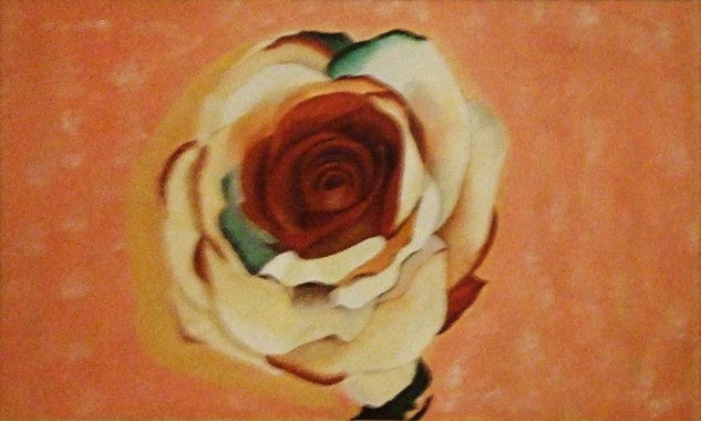 ROSA MULTICOLOR Oil Canvas Floral Painting