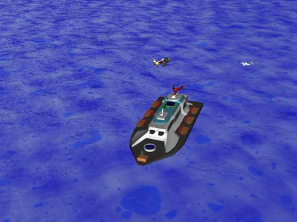 Barco y avión