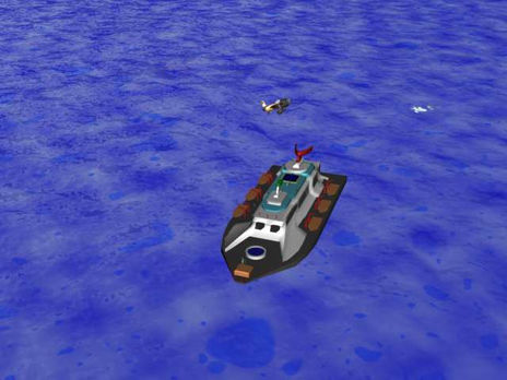 Barco y avión