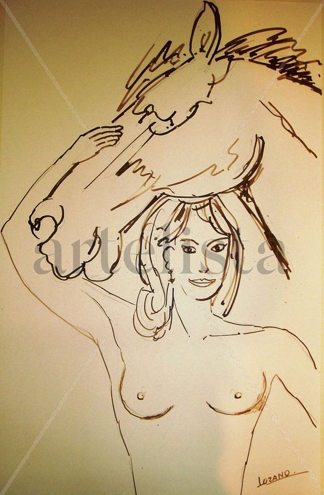 Mujer con Caballo