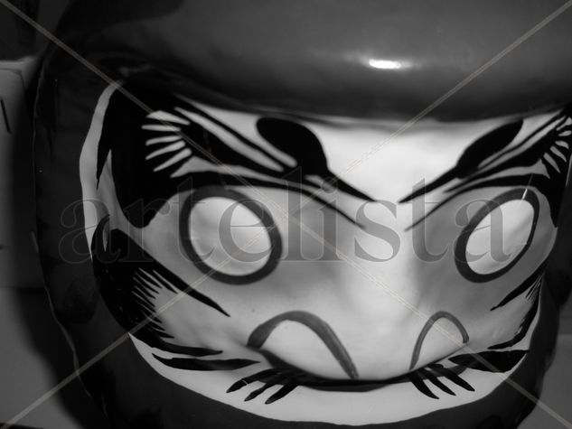 Viejo Daruma Conceptual/Abstract Black and White (Digital)