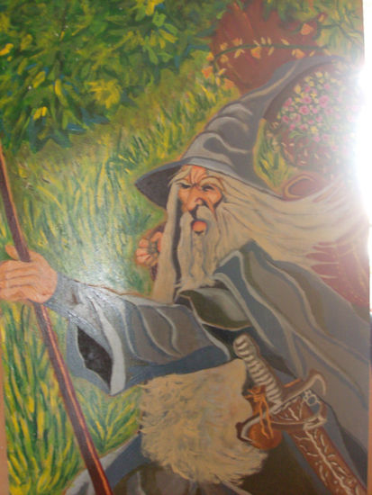 Gandalf Acrílico Tabla Paisaje